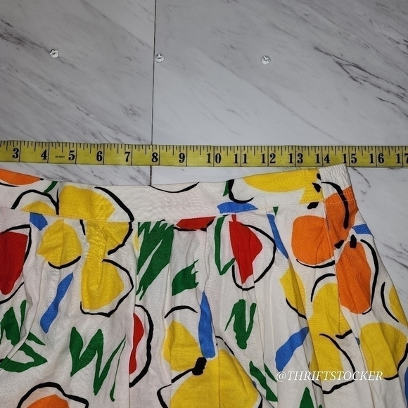 Vintage 80s floral skirt set - Picture 6 of 9